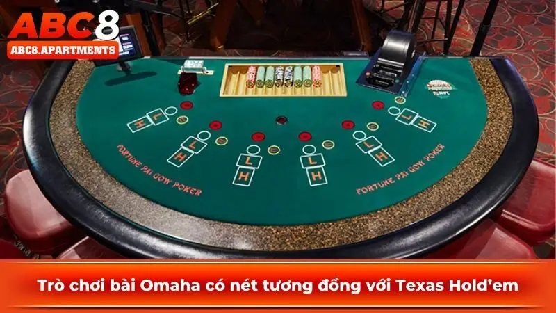 Khám phá poker là gì và 3 kinh nghiệm chơi poker hiệu quả 2 Trò chơi bài Omaha có nét tương đồng với Texas Hold’em
