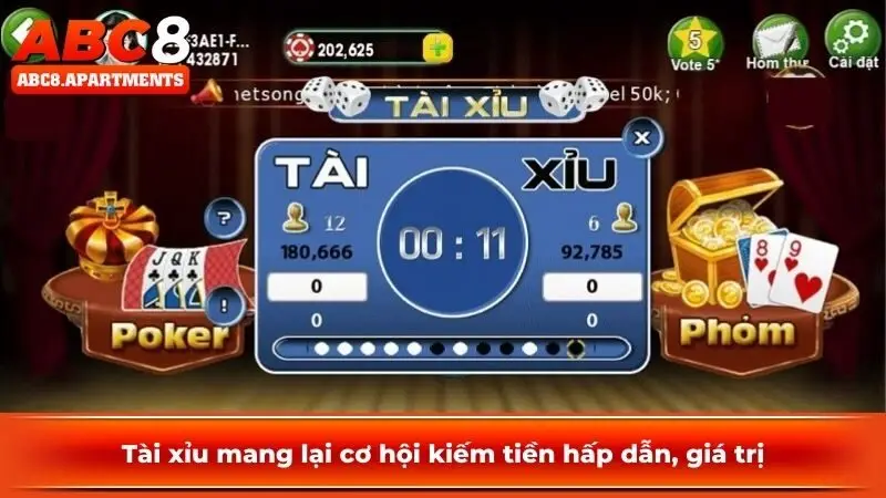 Chia sẻ cách chơi tài xỉu casino ABC8 hiệu quả, dễ thắng 2 Tài xỉu mang lại cơ hội kiếm tiền hấp dẫn, giá trị